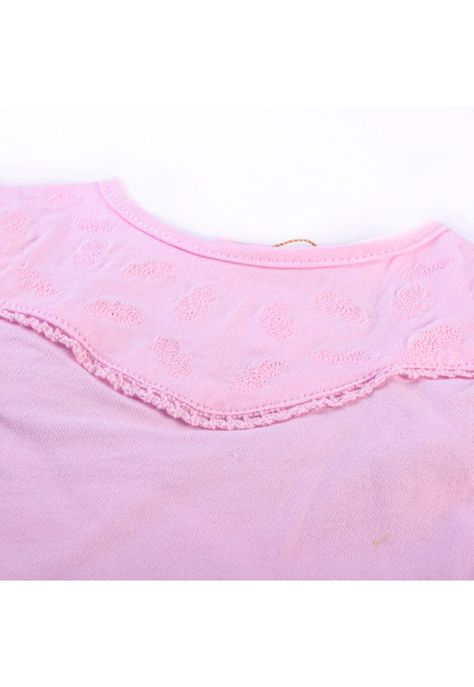 Polera Manga Larga Bebé Niña Rosado Pillin-1