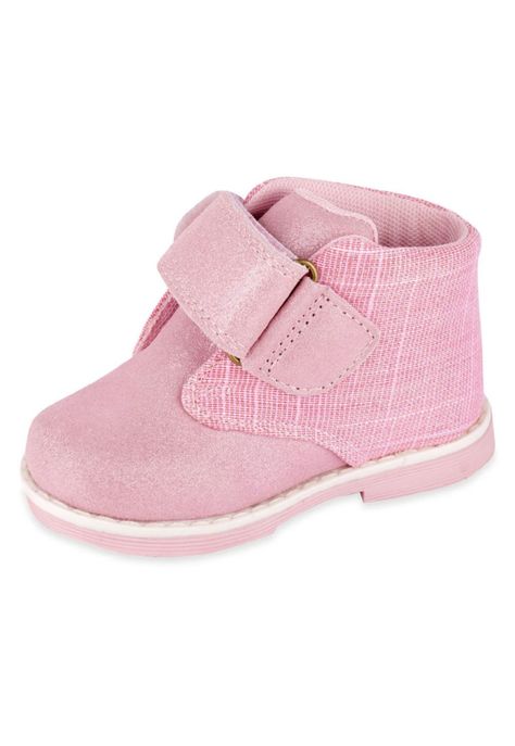 Zapato Bebé Algodón Invierno Niña Rosado-0