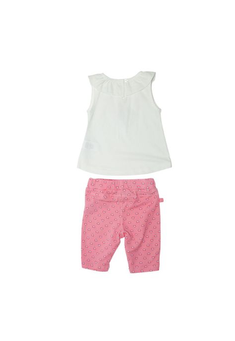 Conjunto Bebé Niña Blanco Pillin-2
