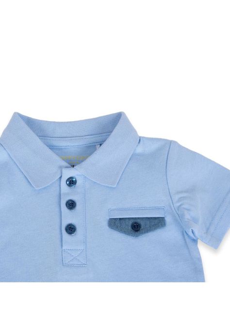 Polera Bebé Niño Celeste Pillin-1