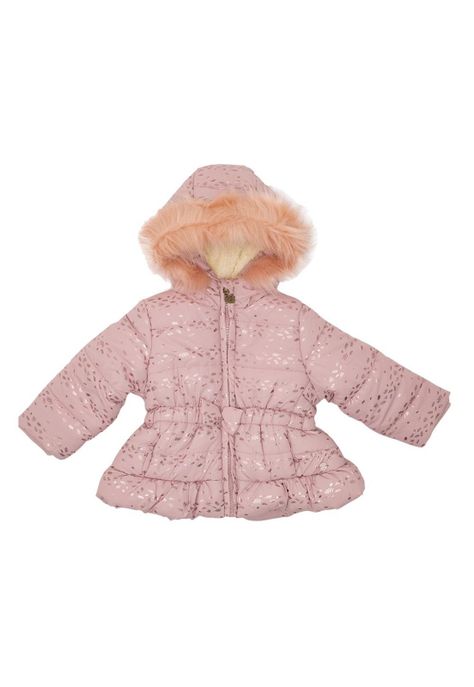 Parka C/Capucha Bebé Niña Palo Rosa Pillin-0