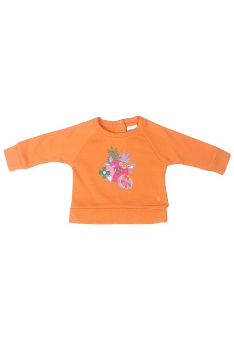Polerón Bebe Niña Naranja Pillin-0