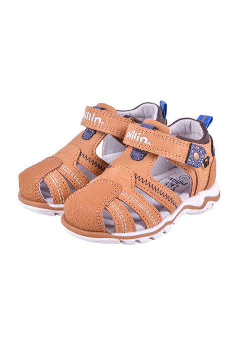 Sandalias Bebe Niño Café Pillin-0