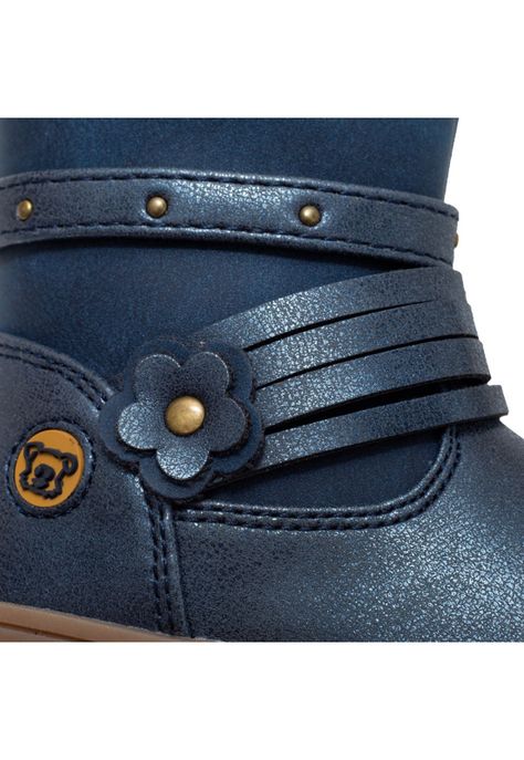 Bota Bebé Niña Azul Pillin-3