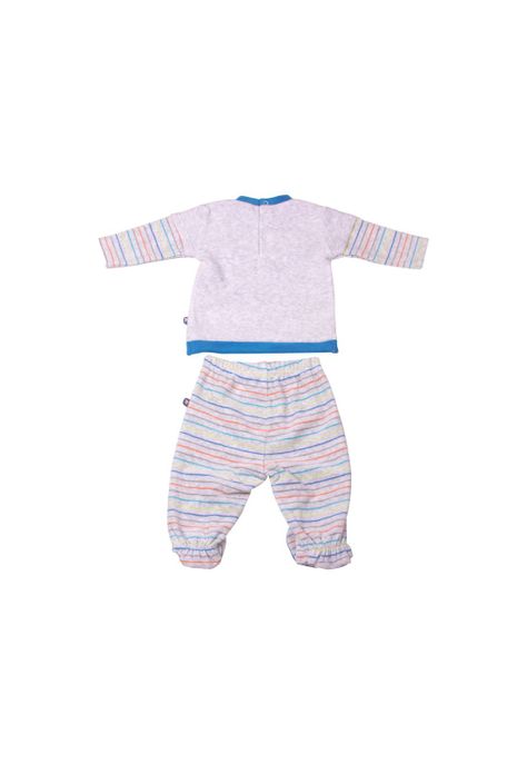 Osito Recién Nacido Niño Gris claro Pillin-1
