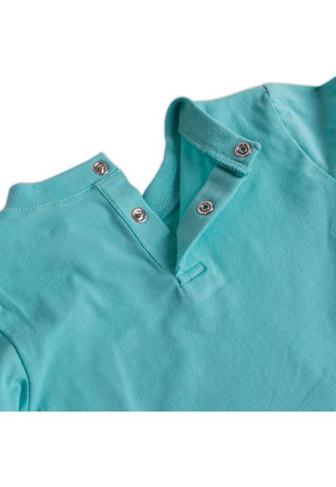 Polera Bebe Niño Turquesa Pillin-2