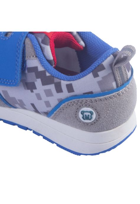 Zapatillas Bebe Niño Gris Pillin-3