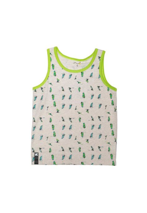 Polera S/M Niño Gris Claro Pillin-0