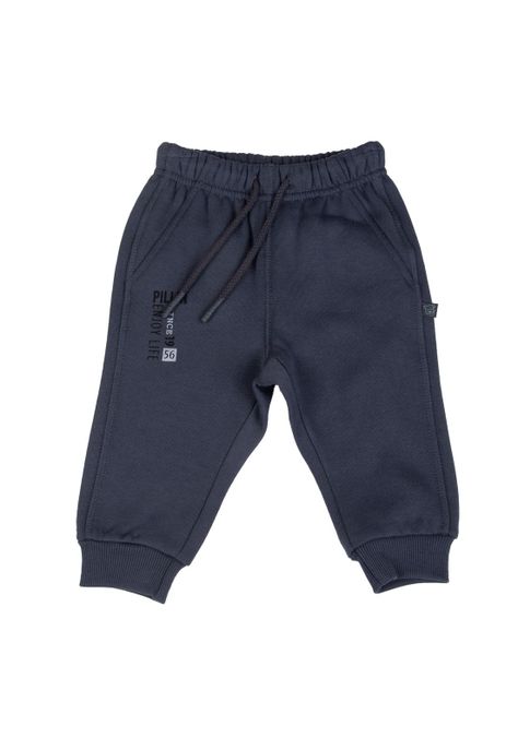 Pantalón Buzo Bebe  Gris Pillin ( PVB514-25MAR )-0
