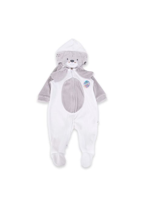 Osito Unisex bebé Blanco Pillin (PVA315-24BCO)-0