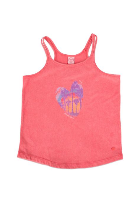 Polera Niña Rosa chicle Pillin-0