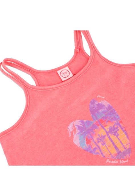 Polera Niña Rosa chicle Pillin-1