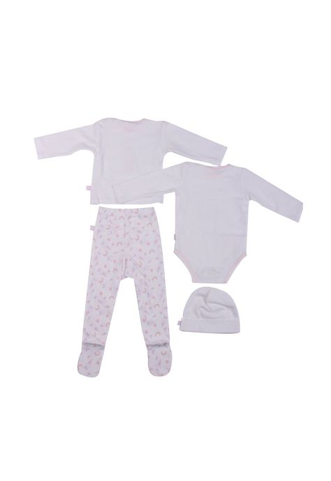 Set 4 Pzas Bebe Niña Multicolor Pillin-3