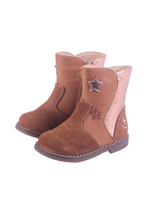 Bota Bebé Niña Café Pillin-0