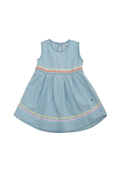 Vestido Bebe Niña Blanco Pillin-0