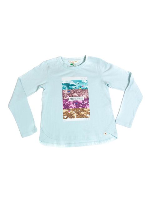 Polera M/L Niña Celeste Pillin-0