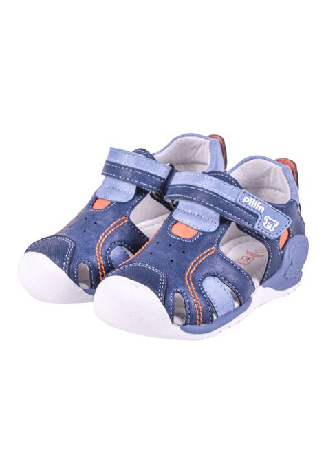 Sandalias Bebe Niño Azul marino Pillin-0