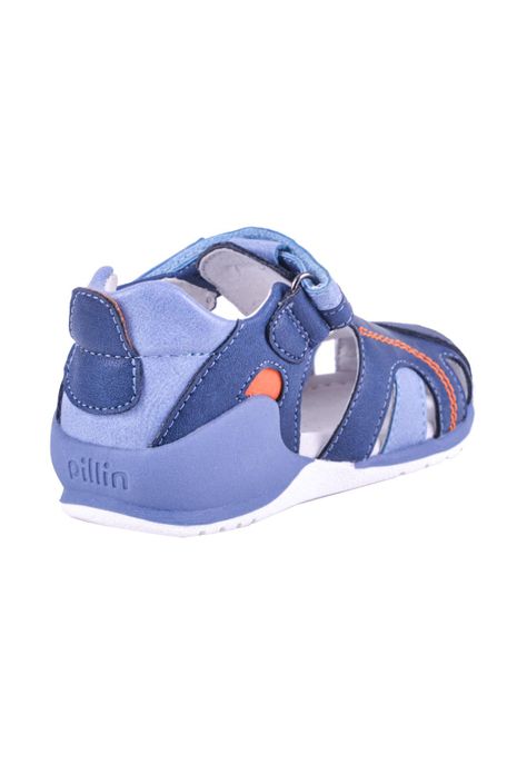 Sandalias Bebe Niño Azul marino Pillin-3