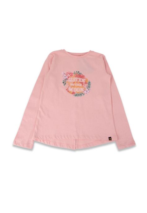 Polera Niña Naranja Pillin-0