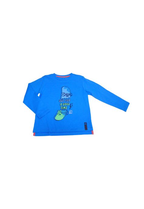 Polera Niño Azul Pillin-1