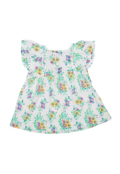 Vestido Bebé Niña Blanco Pillín-1