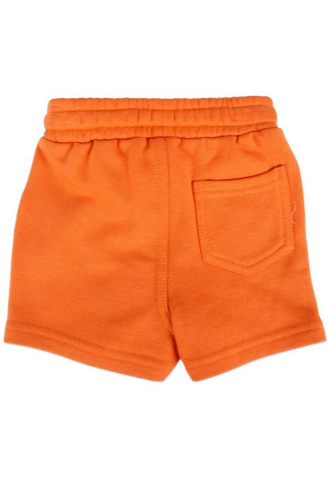 Bermuda Franela Bebe Niño Naranja Pillin-2
