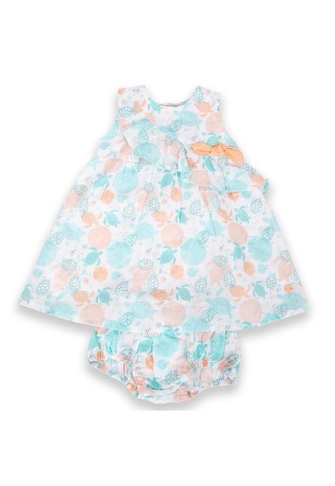 Vestido Bebé Niña Naranja Pillin-0