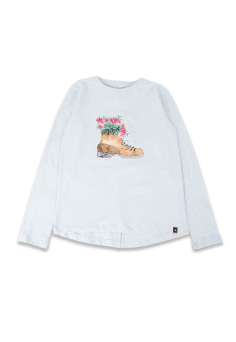 Polera Niña Celeste Pillin-0
