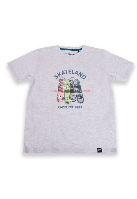 Polera Niño Gris claro Pillin-0