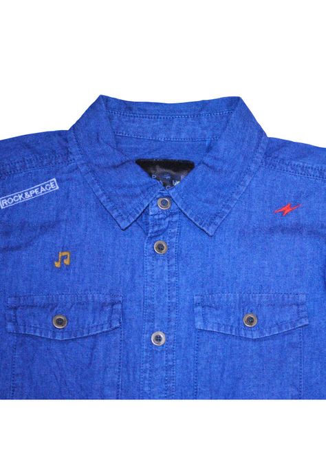 Camisa Niño Azul Pillin-1