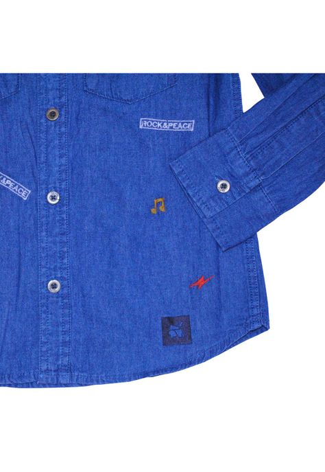 Camisa Niño Azul Pillin-2
