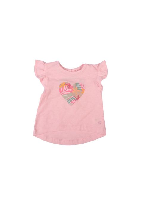 Polera Bebe Niña Rosado Pillin-0