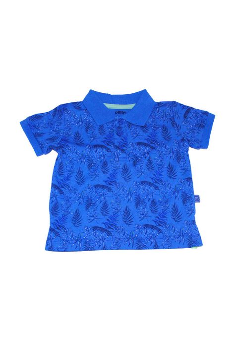 Polera Bebe Niño Azul Pillin-0