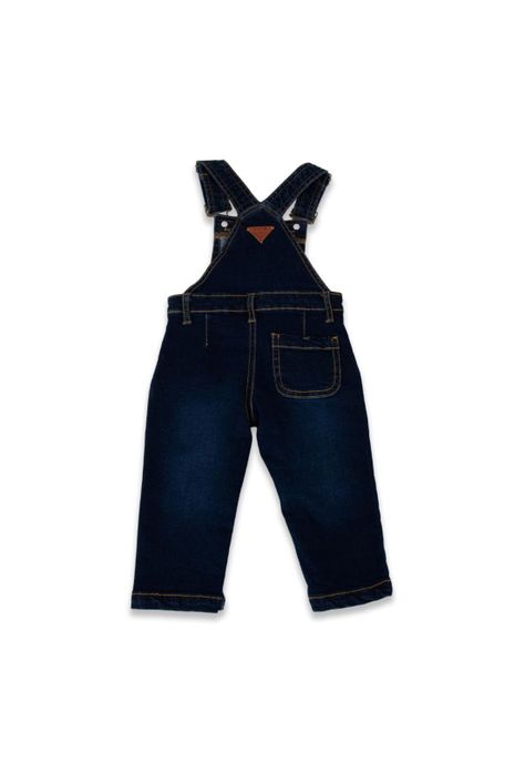 Jardinera Bebé Niño Denim Pillin-2