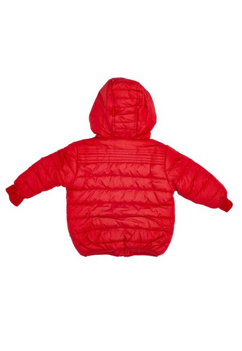 Parka Bebé Algodón Invierno Niño Rojo-1