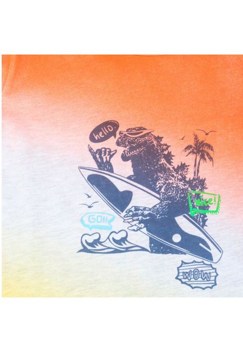 Polera Niño Naranja Pillin-1
