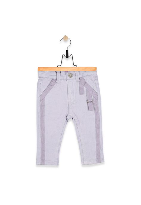Pantalon Bebe Algodón Invierno Niña Lila-0