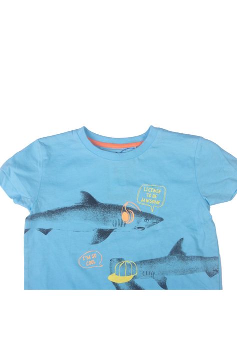 Polera Niño Turquesa Pillin-2