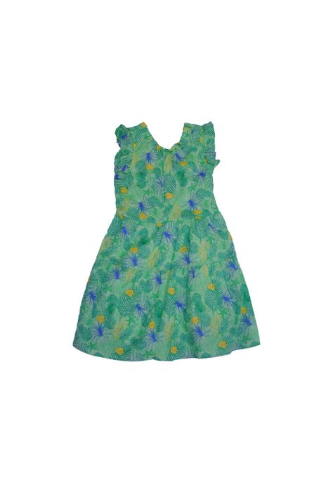 Vestido Niña Verde Pillin-0