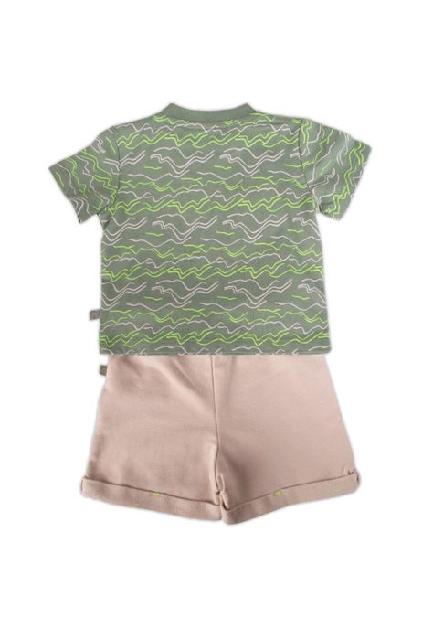Conjunto Bebe Niño Verde Pillin-2