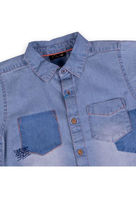Camisa Mezclilla Niño Denim Pillin-1