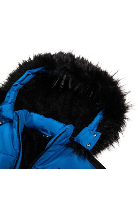 Parka con Capucha Niño Azul Pillin-1