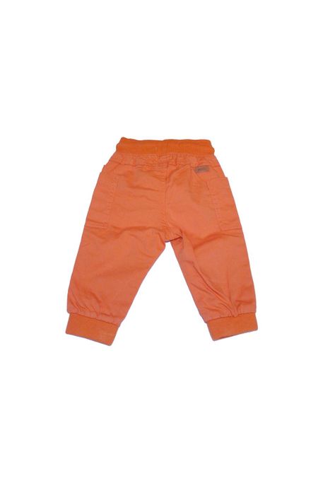 Pantalón Bebe Niño Naranja Pillin-1