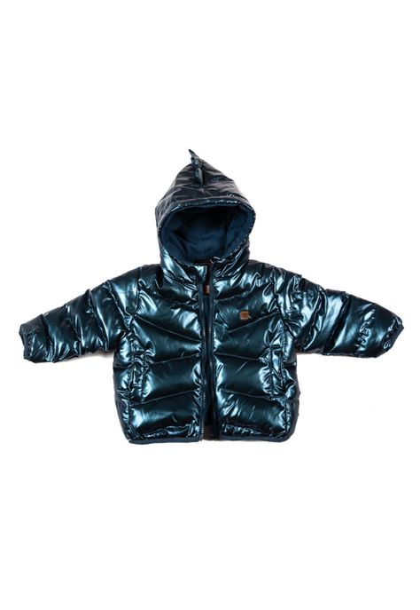 Parka con Capucha Bebé Niño Azul Pillin-0