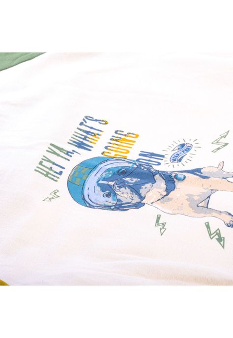 Polera Manga Larga Niño Crudo Pillin-1