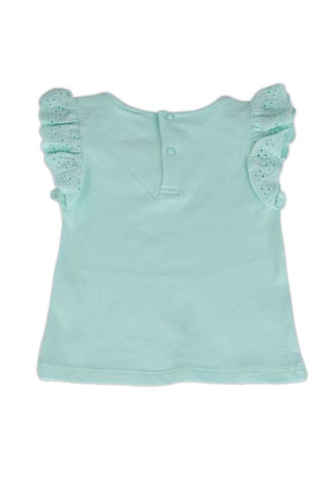 Polera Bebe Niña Turquesa Pillin-3