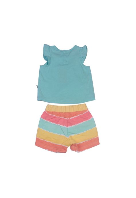 Conjunto Bebe Niña Celeste Pillin-3