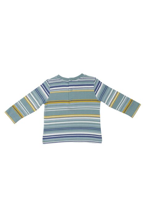 Polera Manga Larga Bebé Niño Gris Pillin-2