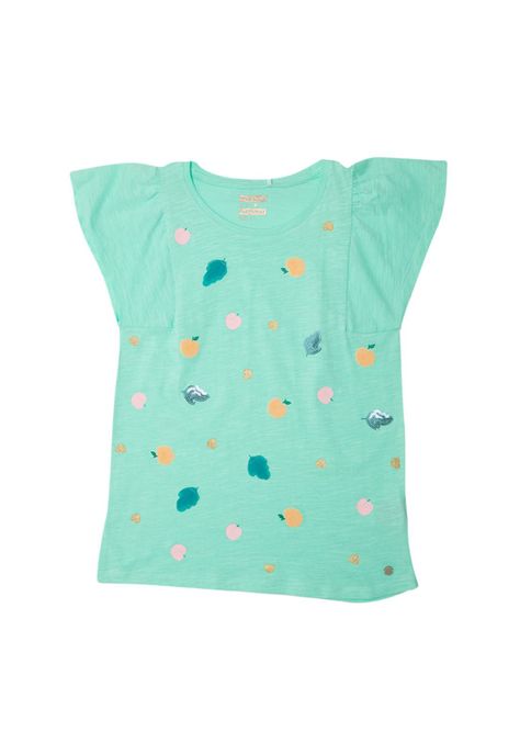 Polera Niña Menta Pillin-1