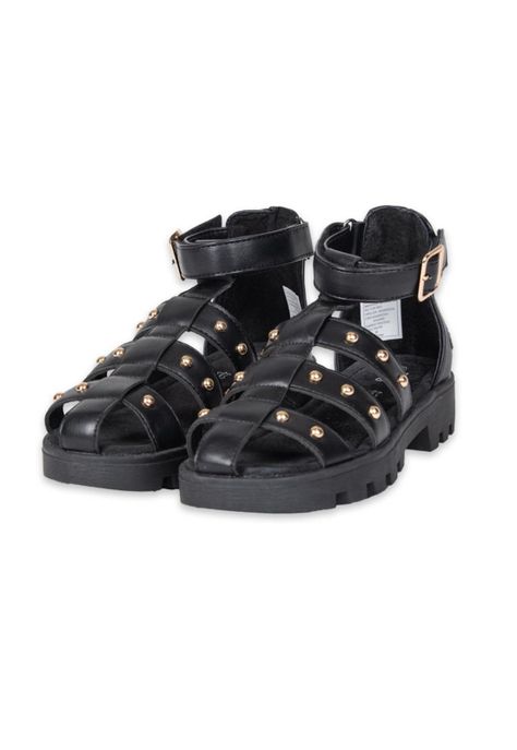 Sandalias Niña Negro Pillin-0